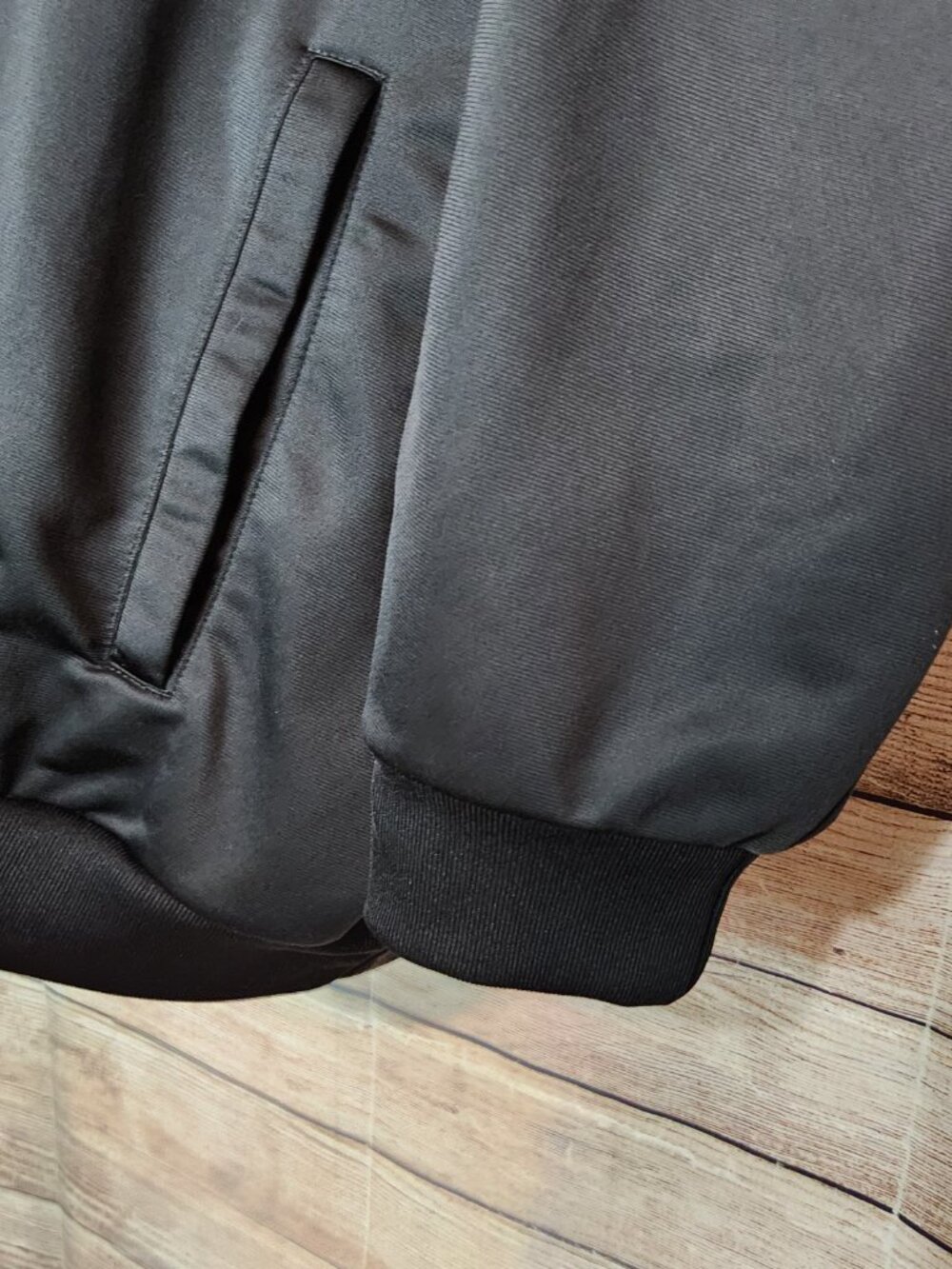 adidas Essentials Men's Track Zip Jacket Classic Style Black White Size 5XL - Picture 7 of 16